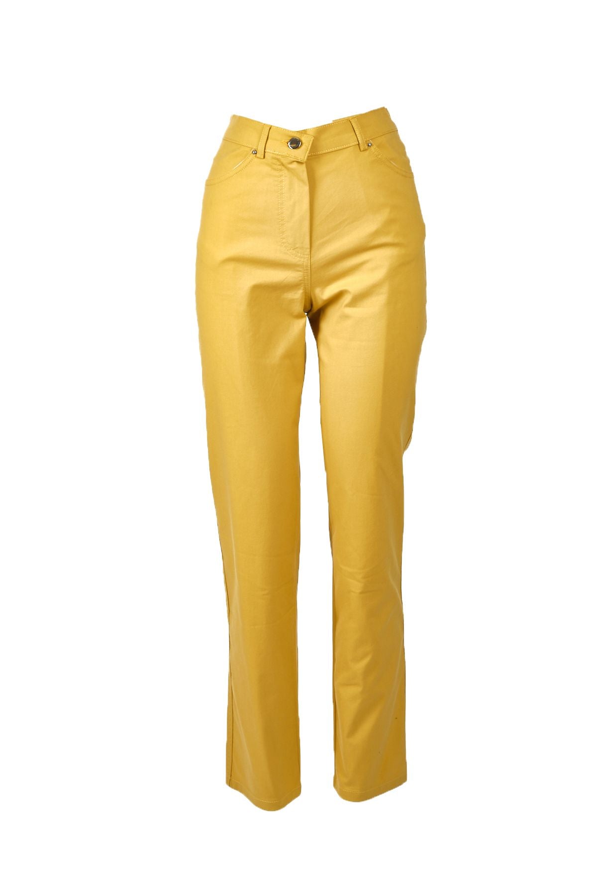 Seleste Minimalist Yüksek Bel Regular Fit Kadın Pantolon - Günlük Kullanım Secondary image