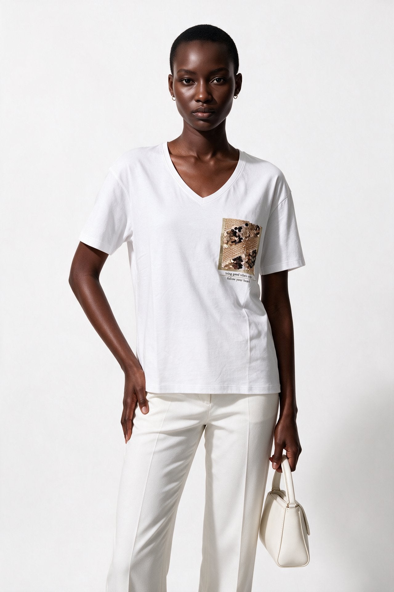 Sempre Kadın T-Shirt 25Y6031 Ana görsel