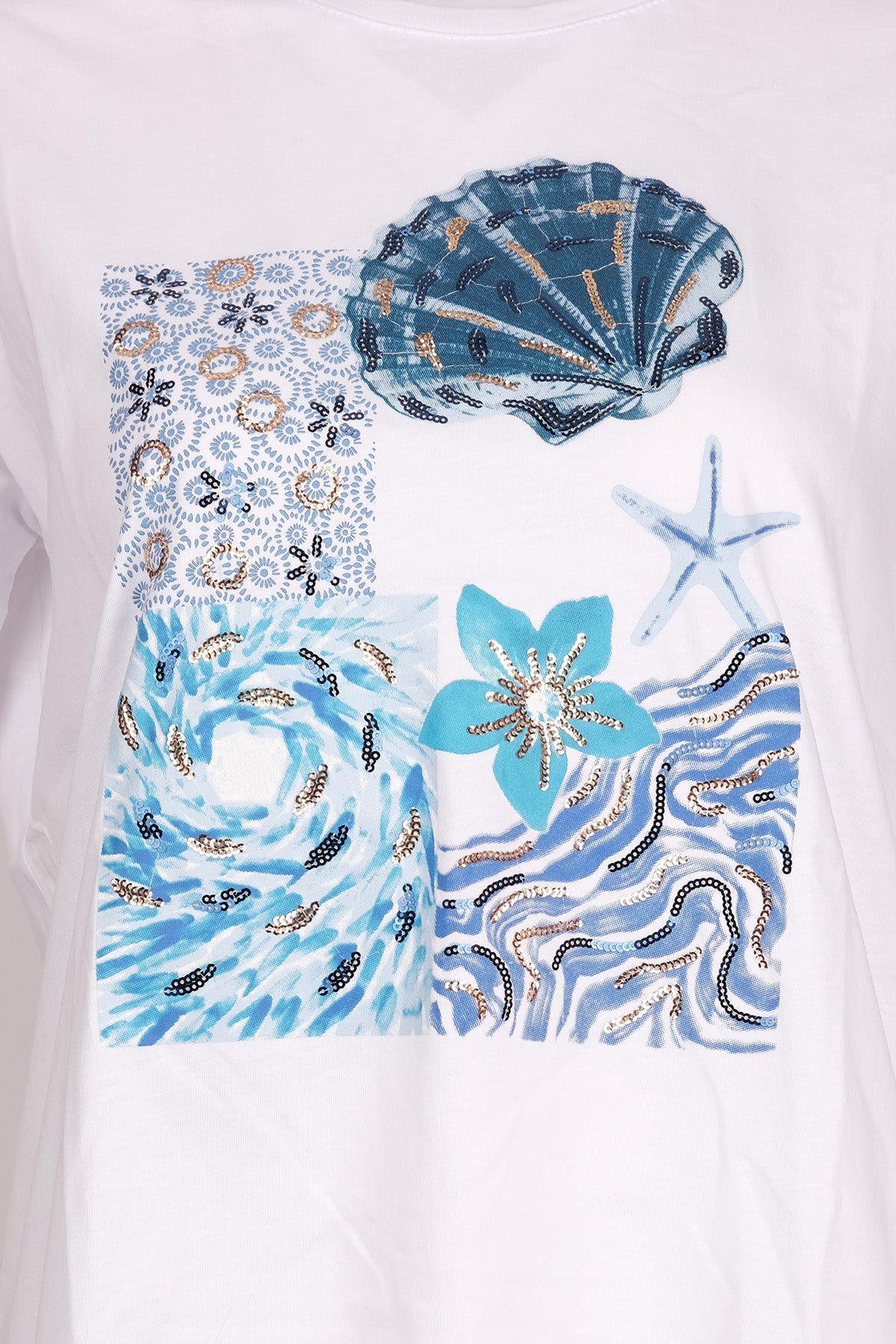 Sempre Oversize Minimalist T-Shirt - Kısa Kol - Günlük Kombinler İçin Secondary image