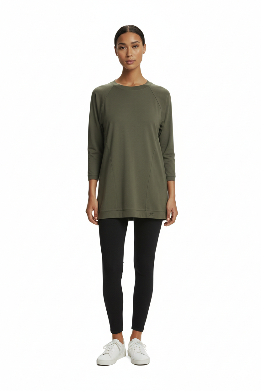 sıfır yaka basic tunik Scl