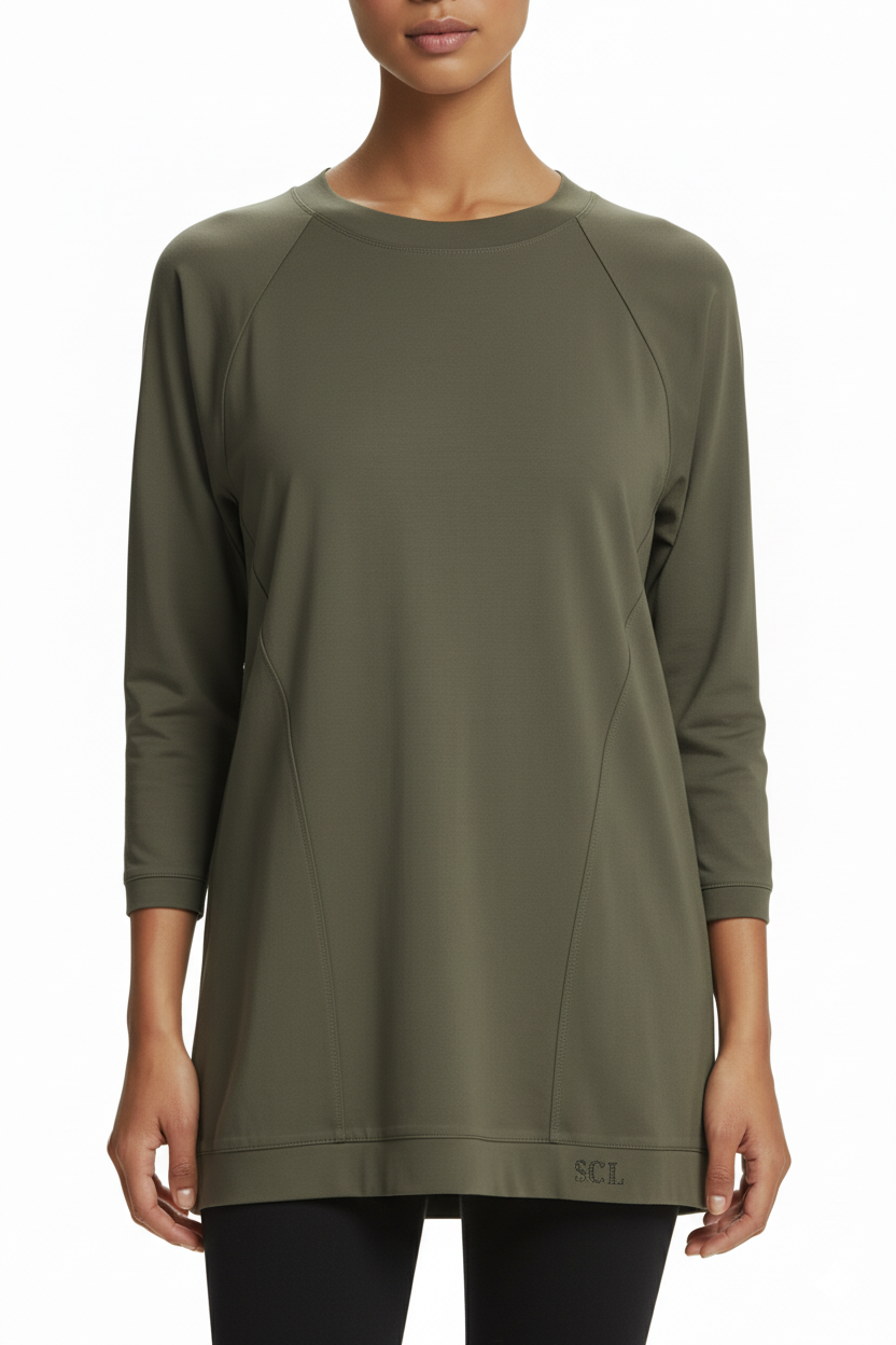 sıfır yaka basic tunik Scl