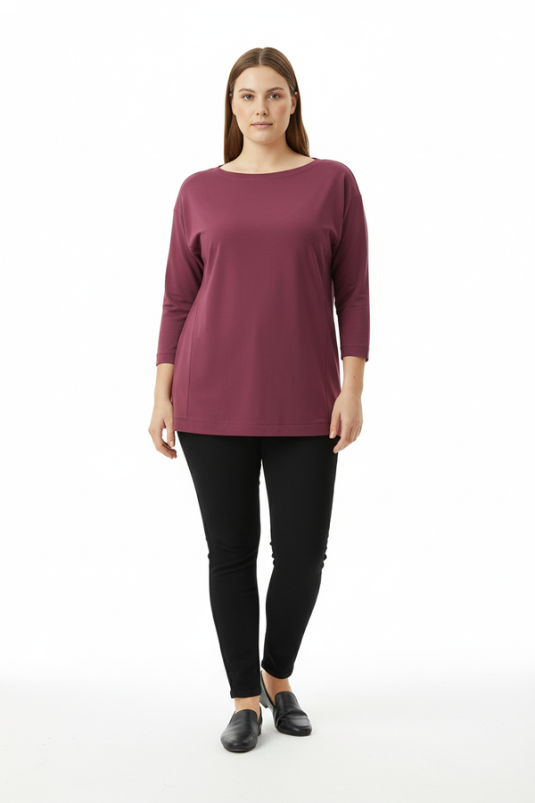 sıfır yaka basic tunik Scl