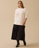 Plus Size Embroidered Beaded Sweatshirt Gala-Xi