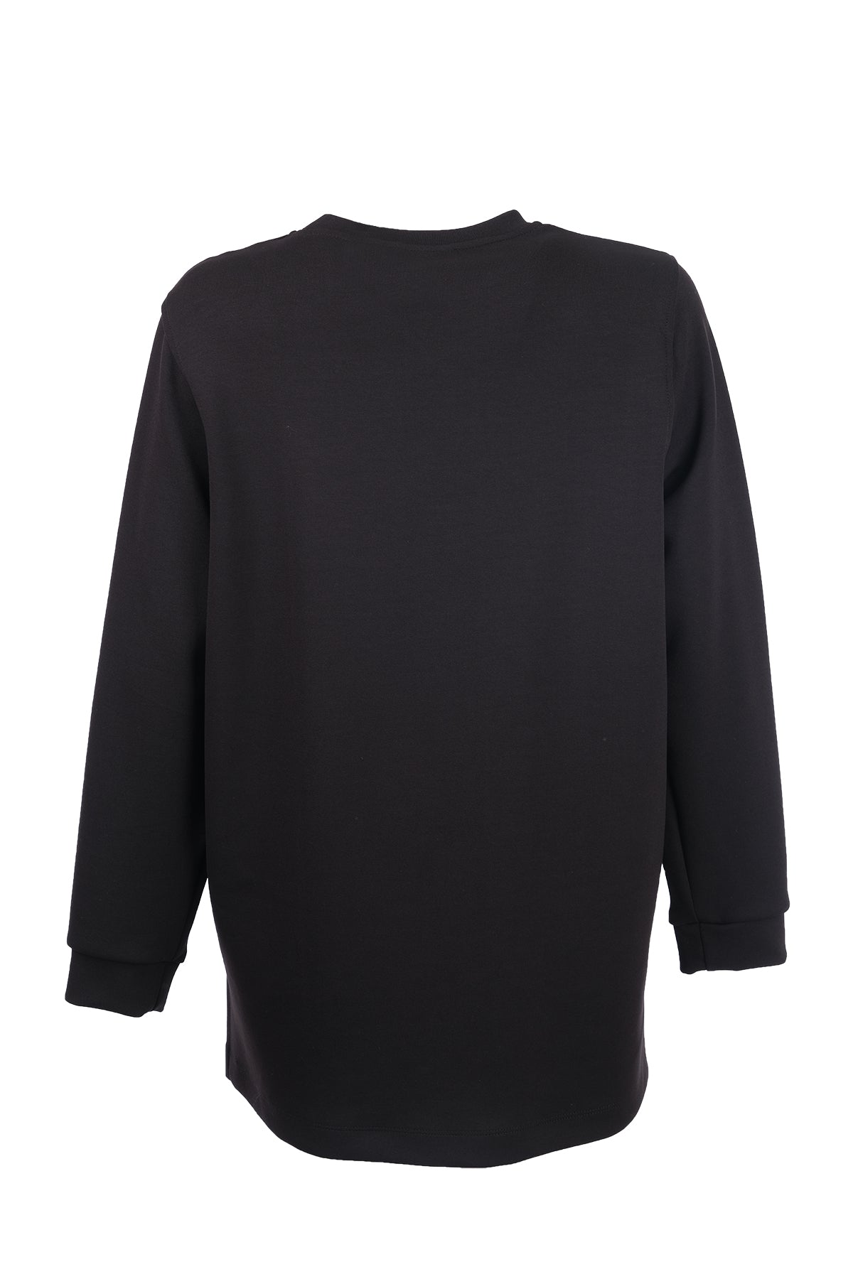 büyük beden desenli taş i̇şlemeli sweatshirt Gala-Xi