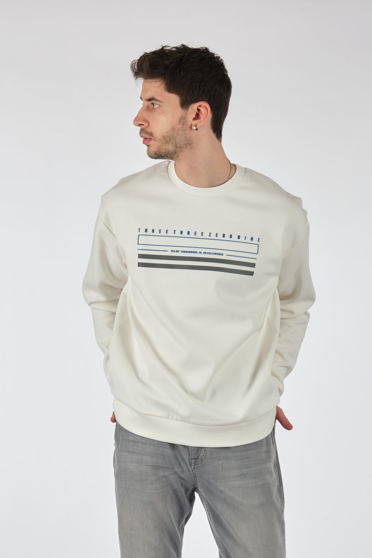 Gmg Fırenze Oversize Erkek Sweatshirt - Minimalist ve Rahat Main image