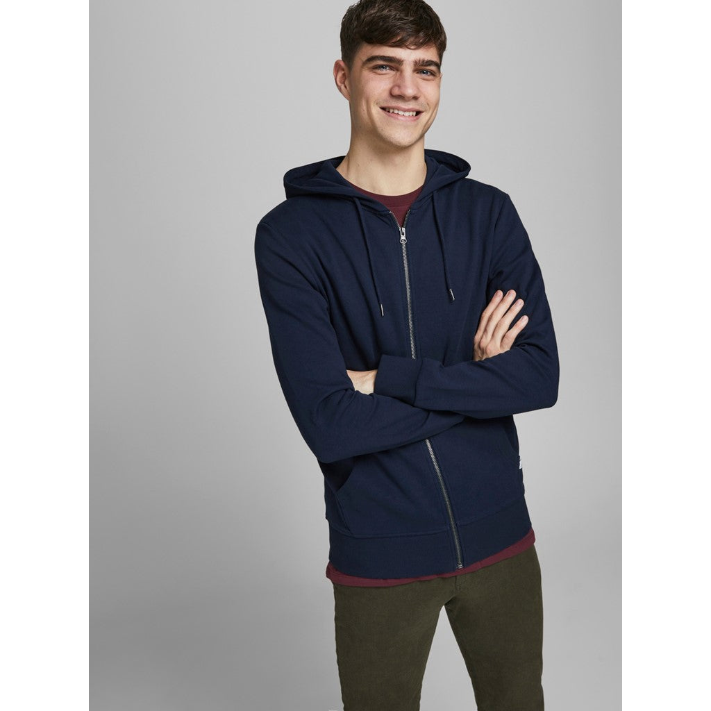 Jack&Jones Oversize Fermuarlı Kapüşonlu Erkek Sweatshirt - Günlük ve Spor