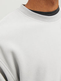 Jack&Jones Erkek Oversize Sweatshirt - Minimalist Stil - Günlük Kullanım