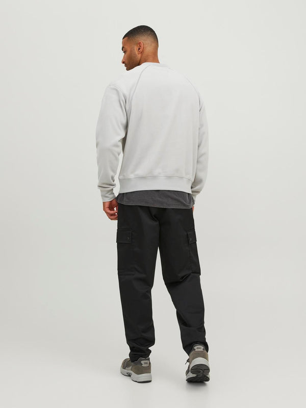 Jack&Jones Erkek Oversize Sweatshirt - Minimalist Stil - Günlük Kullanım