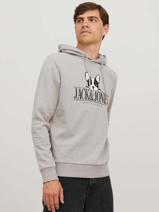 Jack&Jones Erkek Kapüşonlu Sweatshirt - Oversize & Rahat Secondary image