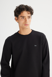 Regular Fit Normal Kesim Bisiklet Yaka Baskılı Sweatshirt Lee