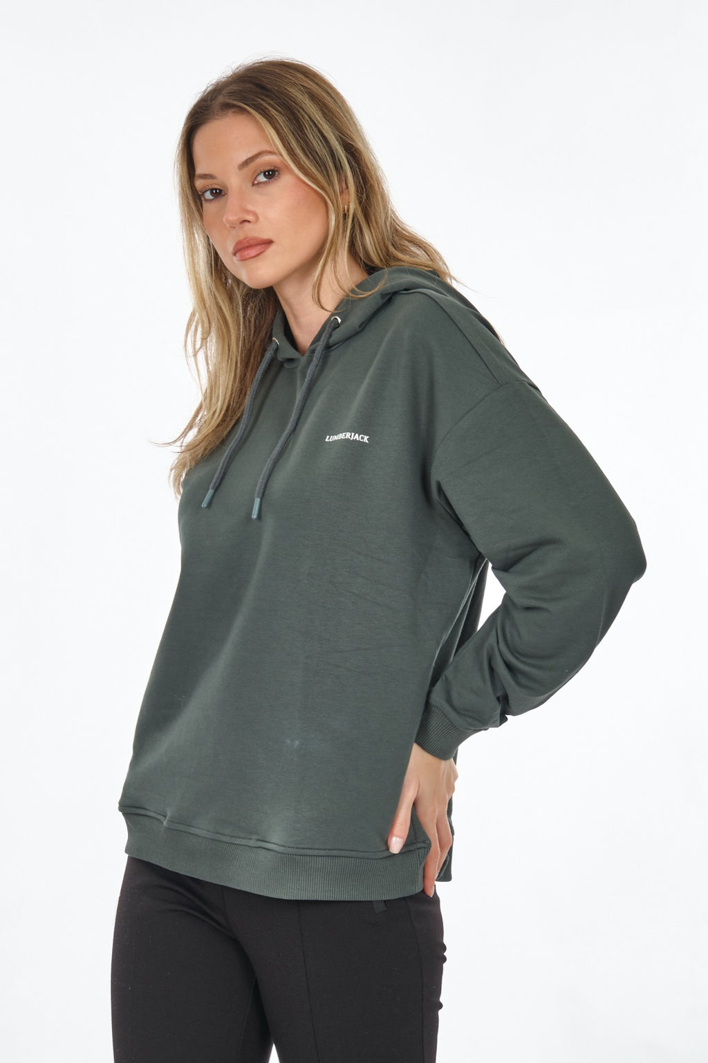 Lumberjack Oversize Kapüşonlu Kadın Sweatshirt - Rahat ve Şık!