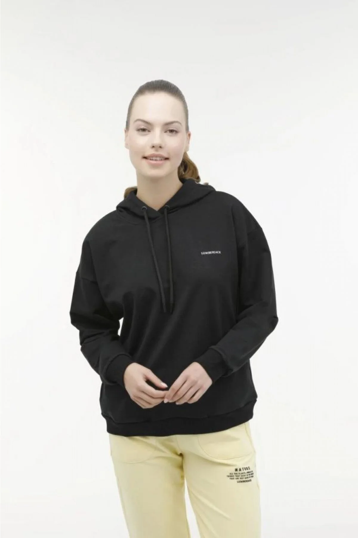 Lumberjack Oversize Kapüşonlu Kadın Sweatshirt - Rahat ve Şık! Secondary image