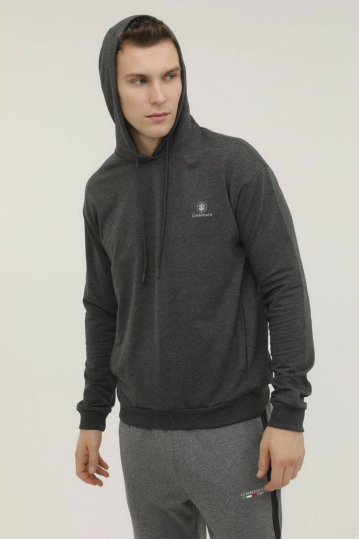 Lumberjack Oversize Kapüşonlu Sweatshirt Erkek - Rahat ve Şık Günlük Stil Main image