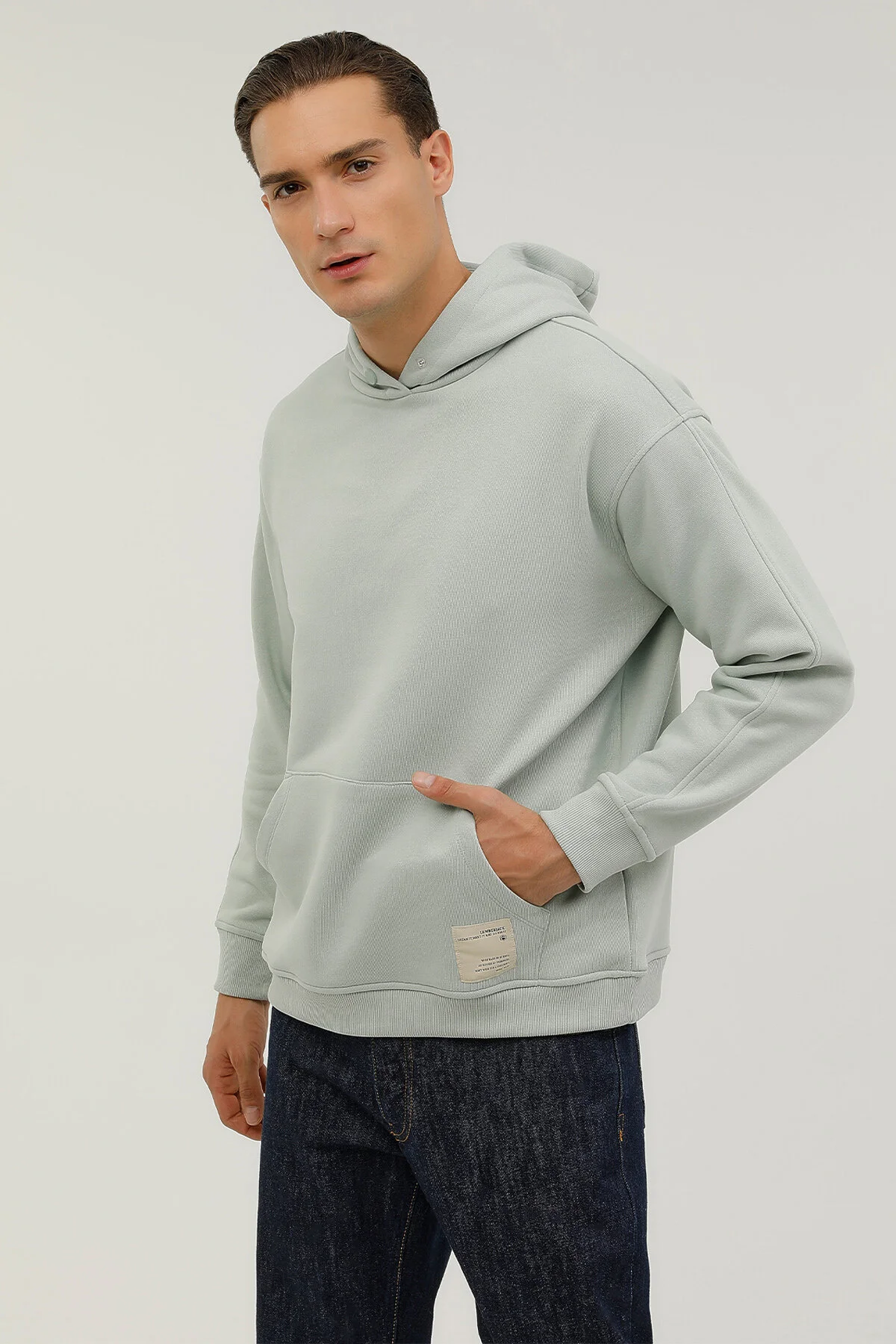 Lumberjack Erkek Oversize Kapüşonlu Sweatshirt - Rahat ve Şık Secondary image