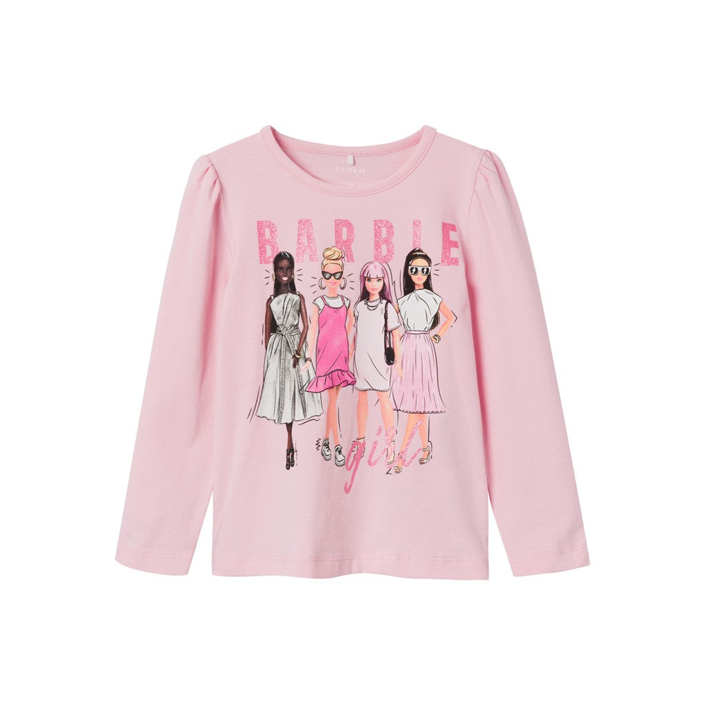 Barbie Baskılı UzunKol Kız Çocuk Sweatshirt-Minimalist Tarz Main image