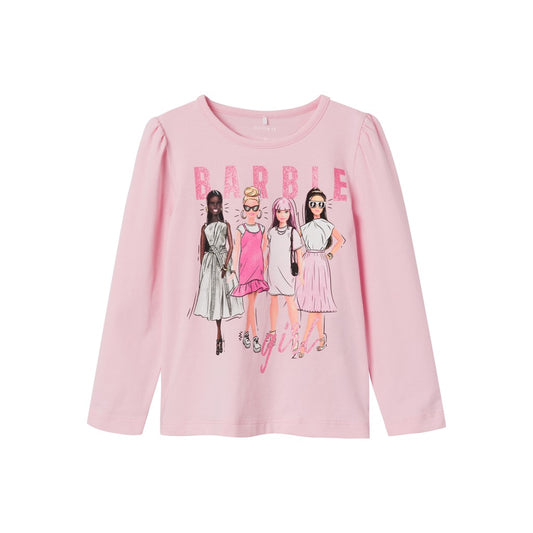 Barbie Baskılı UzunKol Kız Çocuk Sweatshirt-Minimalist Tarz