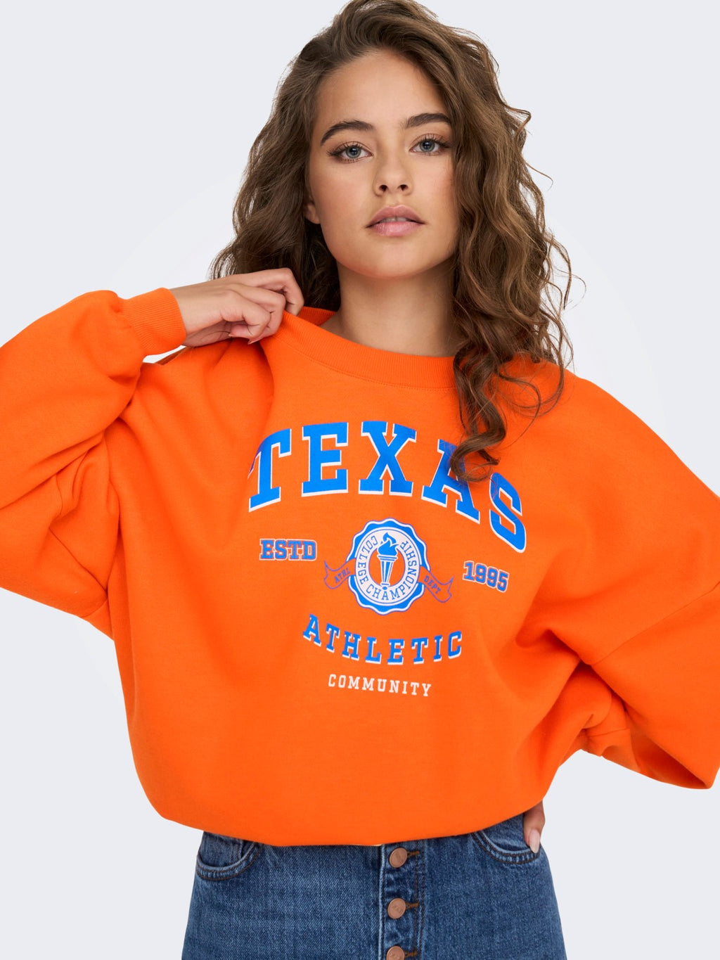 Only Oversize Crop Sweatshirt - Rahat ve Şık Günlük Stil