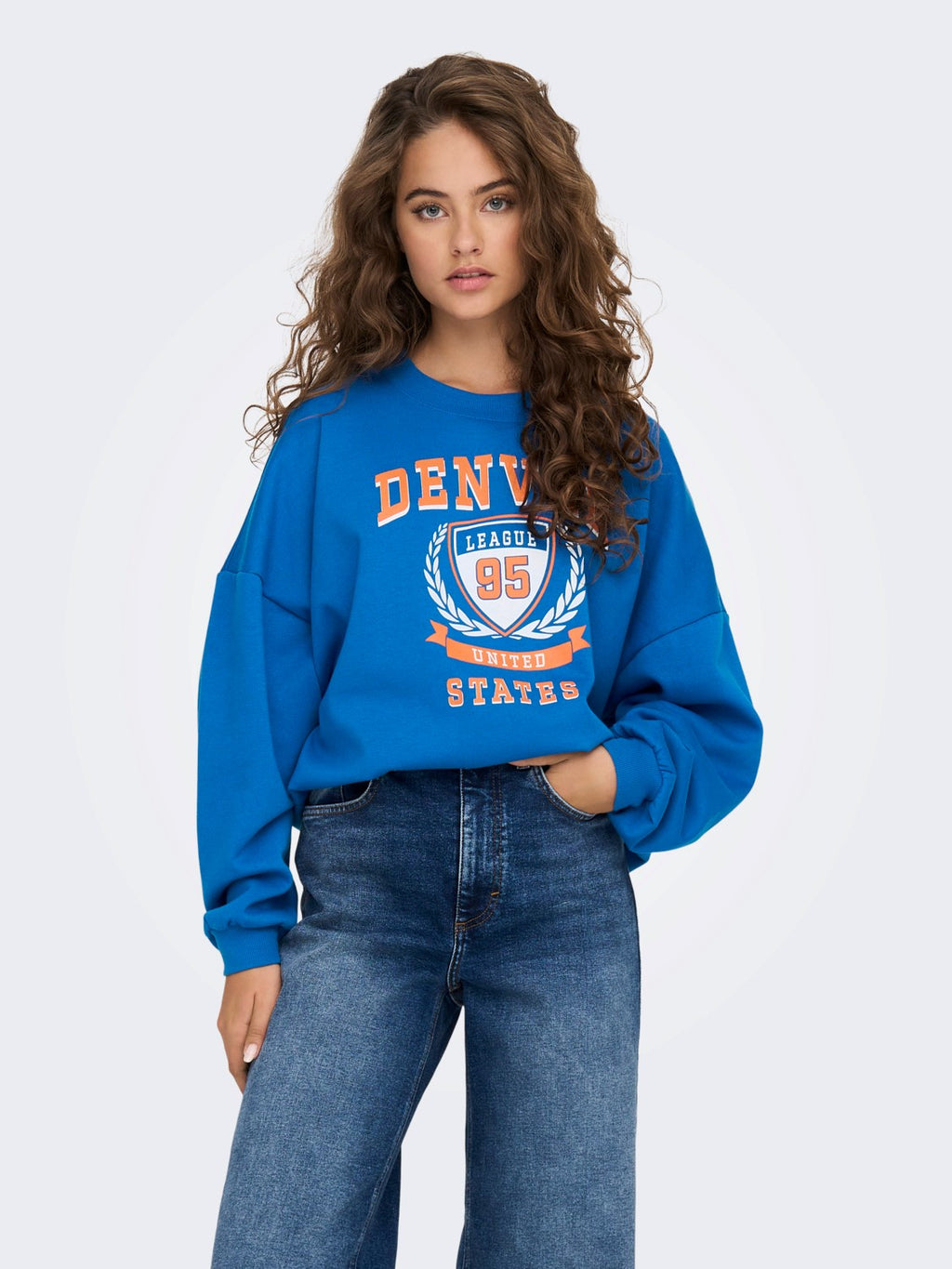 Only Oversize Crop Sweatshirt - Rahat ve Şık Günlük Stil