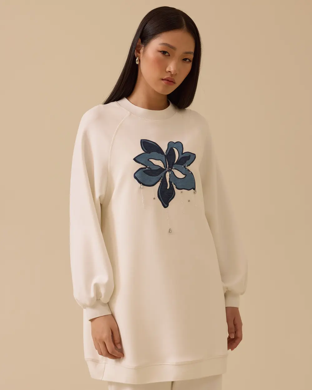nakış detaylı sweatshirt Scl Main image