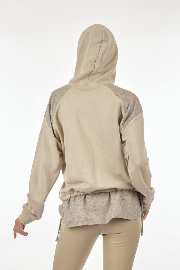 Unique Mode Oversize Kapüşonlu Kadın Sweatshirt - Rahat ve Şık