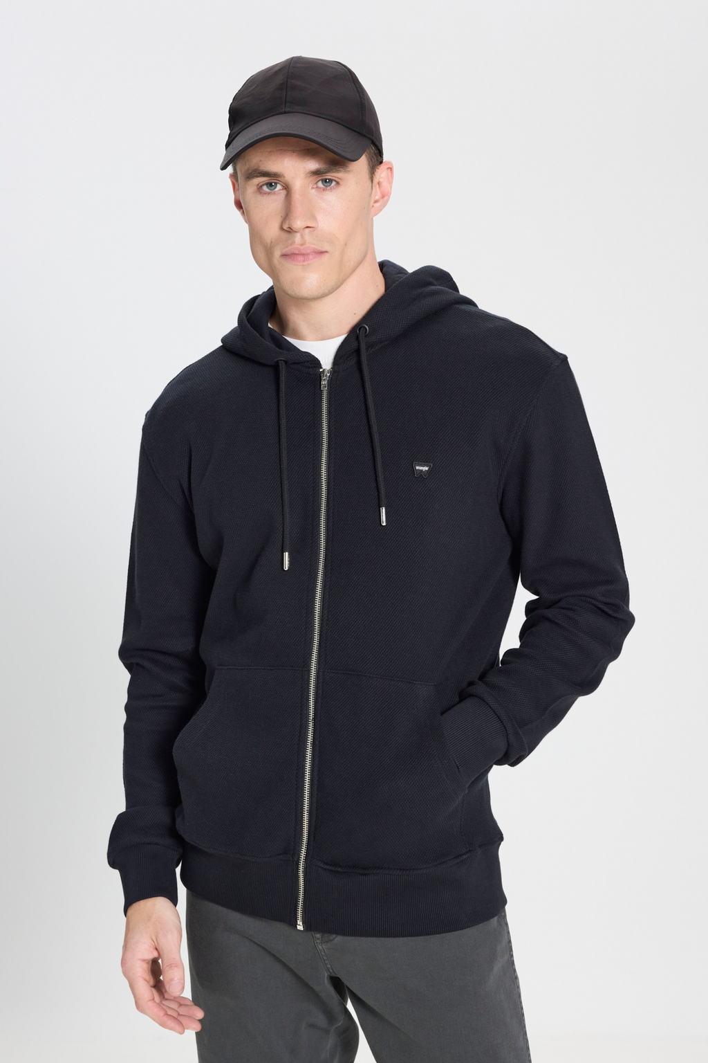 Regular Fit Normal Kesim Kapüşonlu %100 Pamuk Sweatshirt Sweatshirt Wrangler