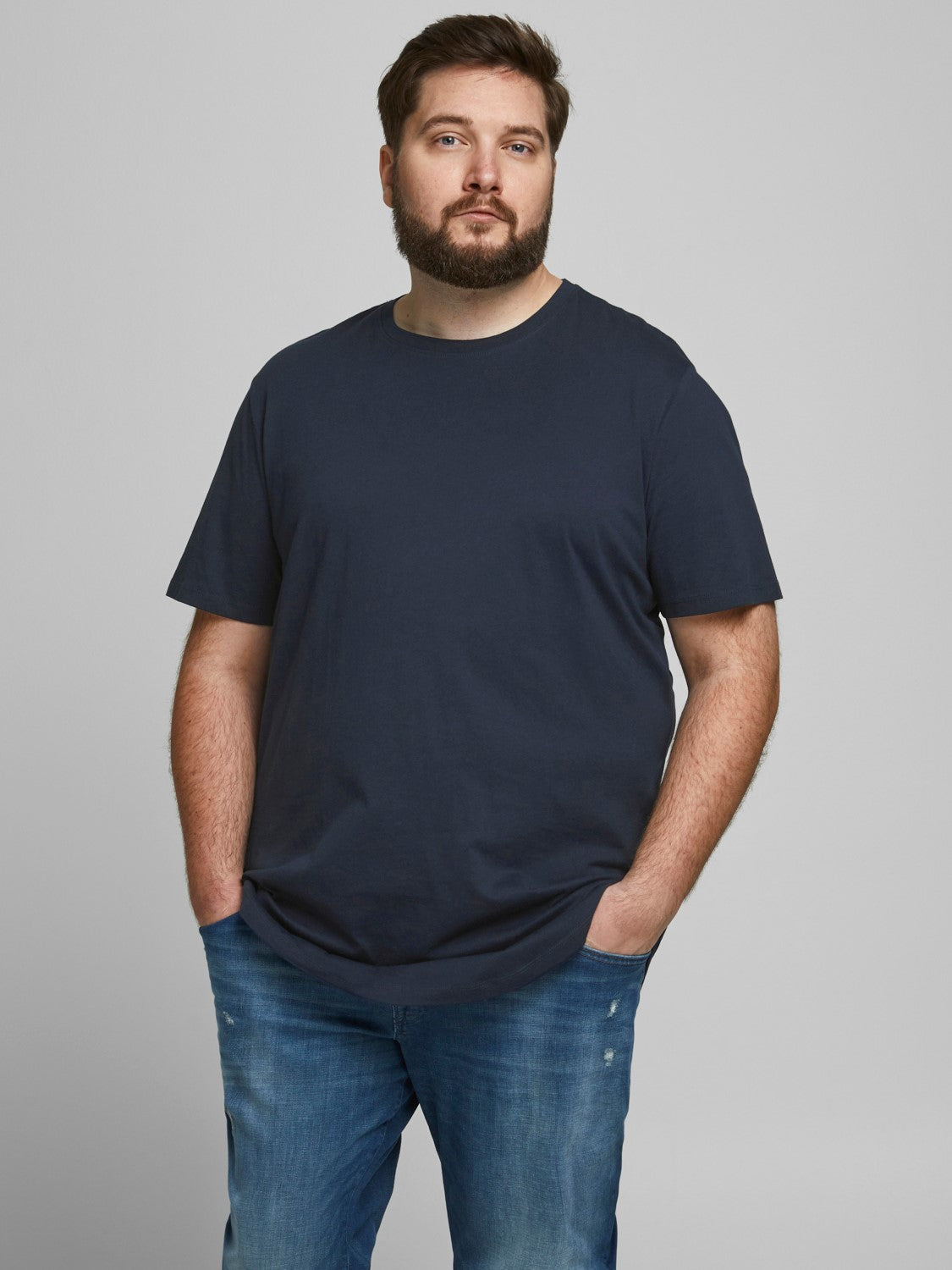 Jack&Jones Oversize Minimalist Erkek T-Shirt - Günlük Kullanım Main image