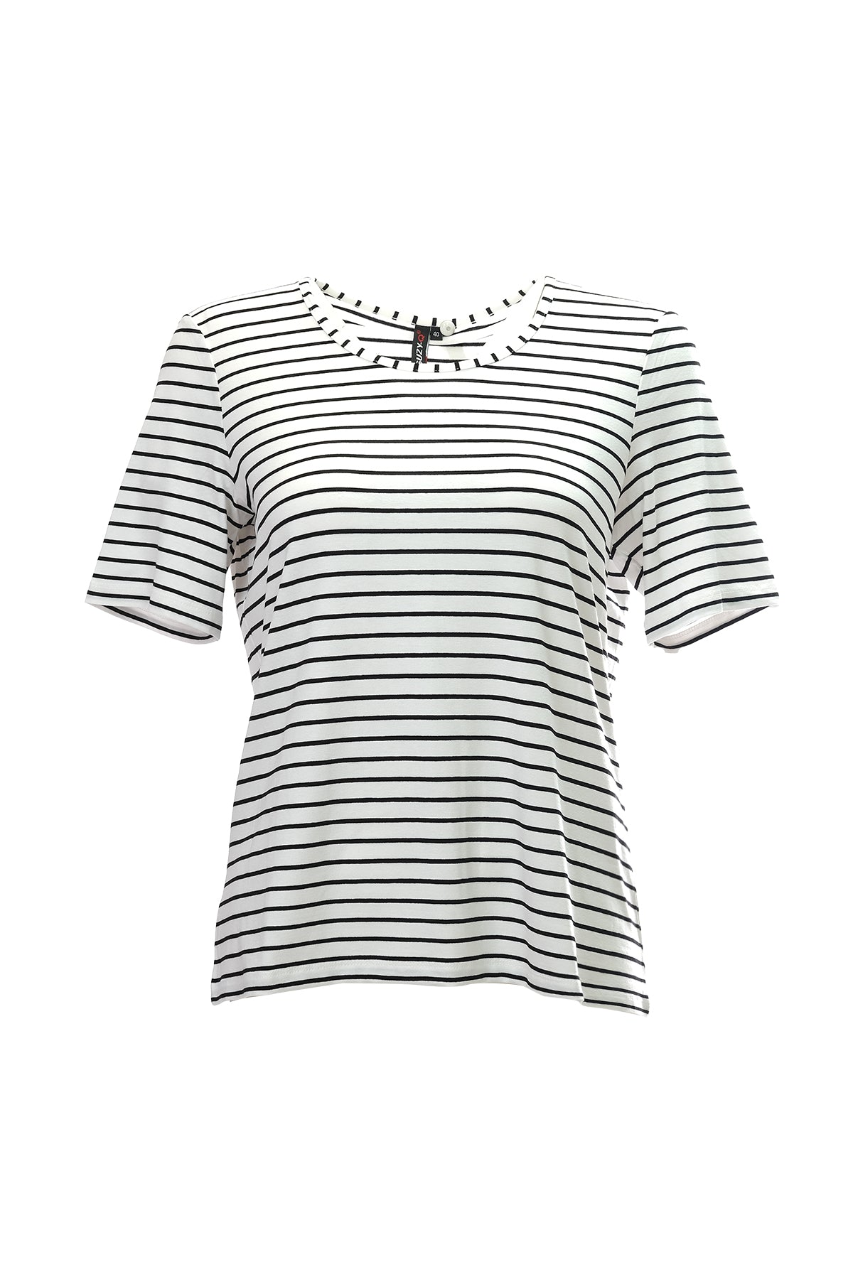 Canel Minimalist Çizgili Kadın T-Shirt - Rahat ve Şık Günlük Kullanım