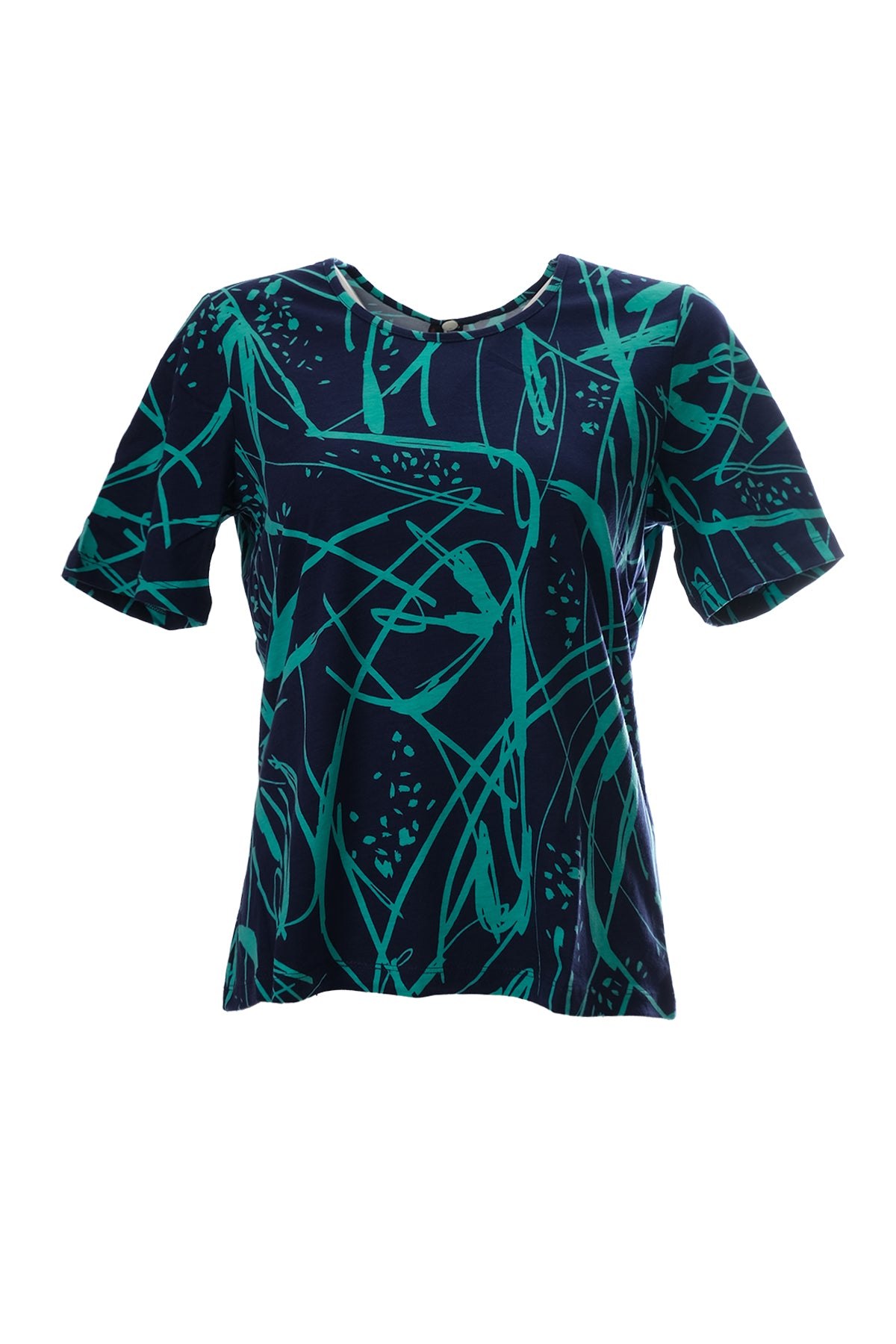 Canel Oversize Minimalist Kadın T-Shirt - Kısa Kol - Günlük Main image