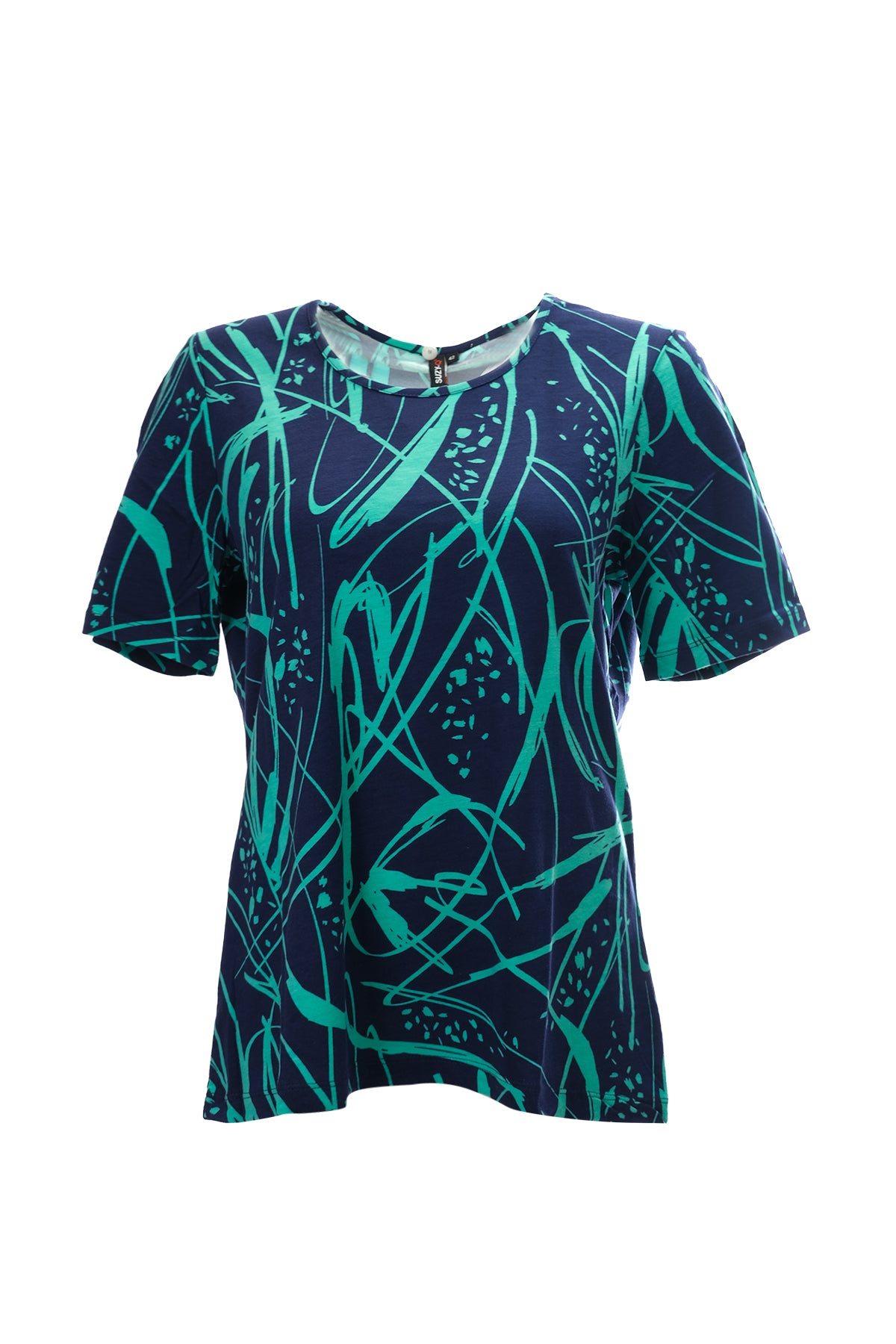 Canel Oversize Minimalist Kadın T-Shirt - Kısa Kol - Günlük Secondary image