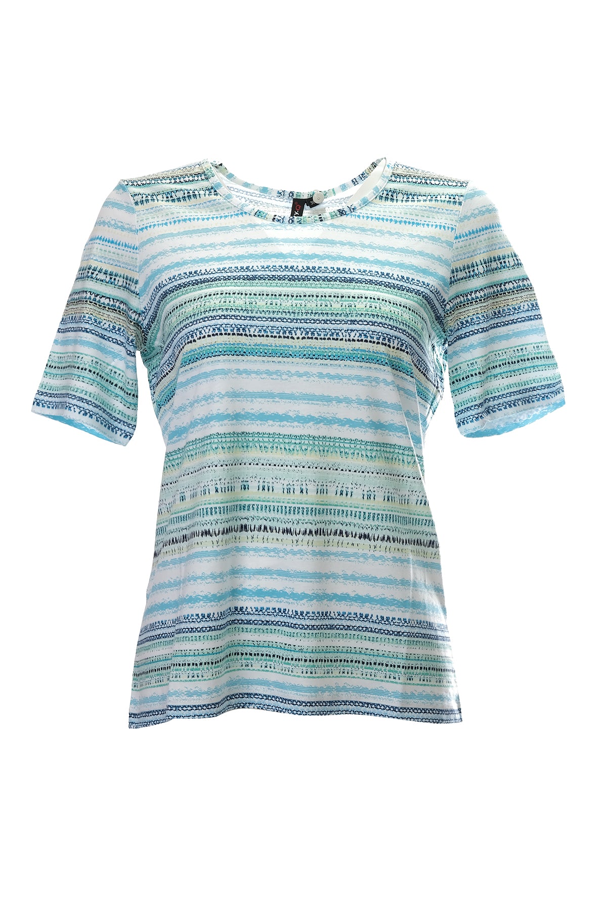 Canel Minimalist Çizgili Kadın T-Shirt - Kısa Kol - Günlük Main image