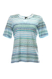 Canel Minimalist Striped Women's T-Shirt - Short Sleeve - Casual