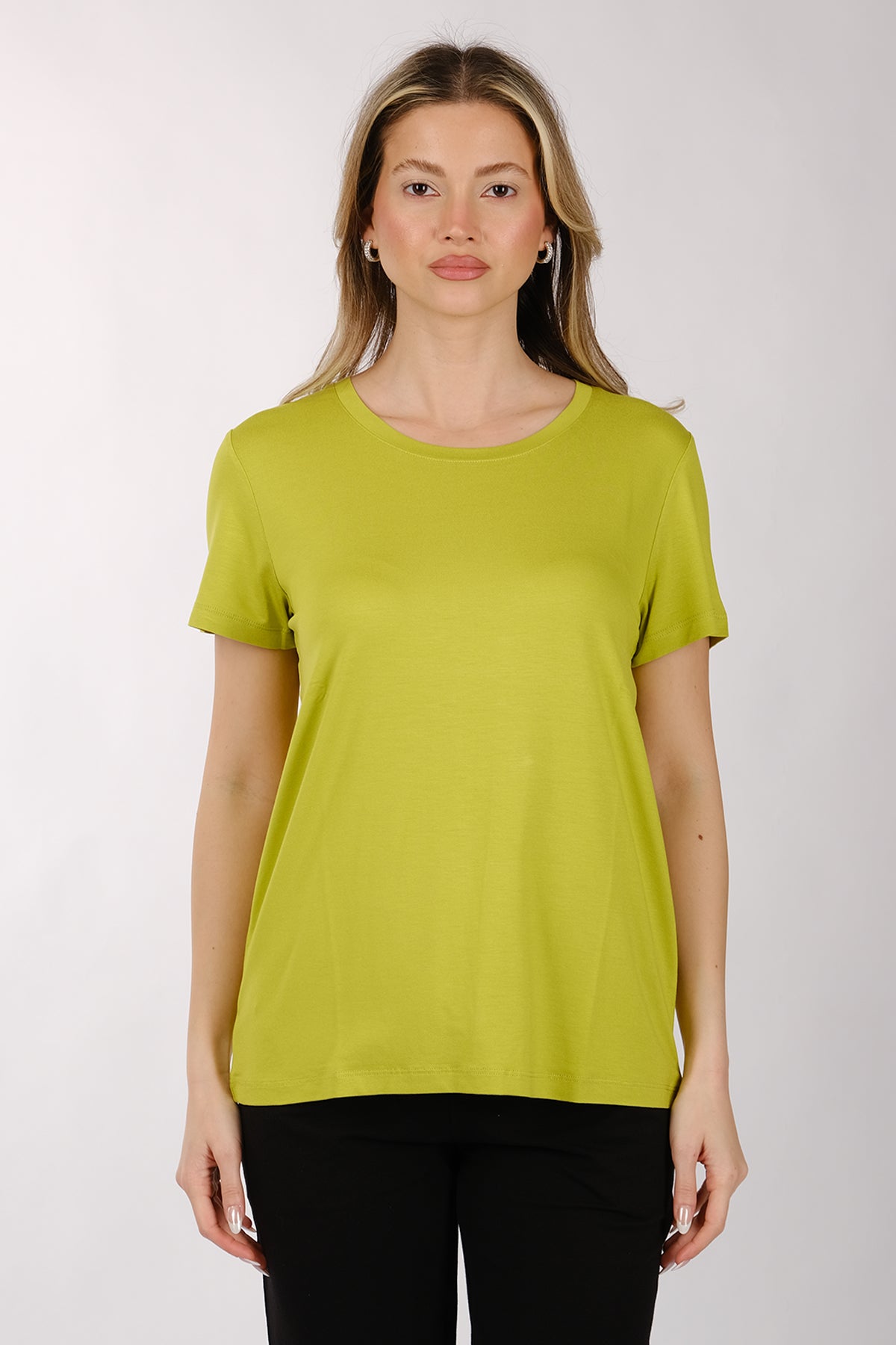 Daido Kadın Oversize T-Shirt - Kısa Kol Yuvarlak Yaka Minimalist Günlük Main image