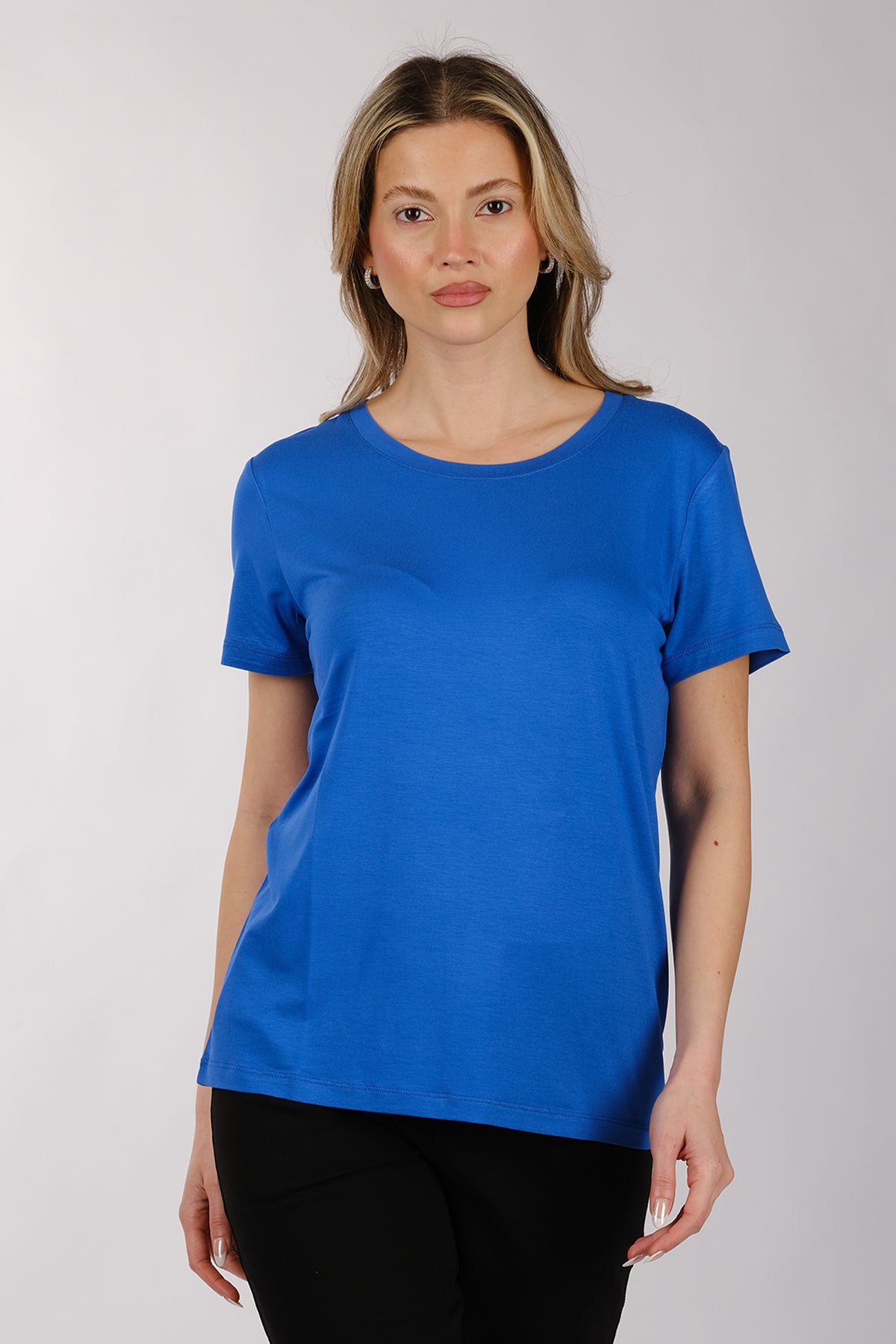 Daido Kadın Oversize T-Shirt - Kısa Kol Yuvarlak Yaka Minimalist Günlük