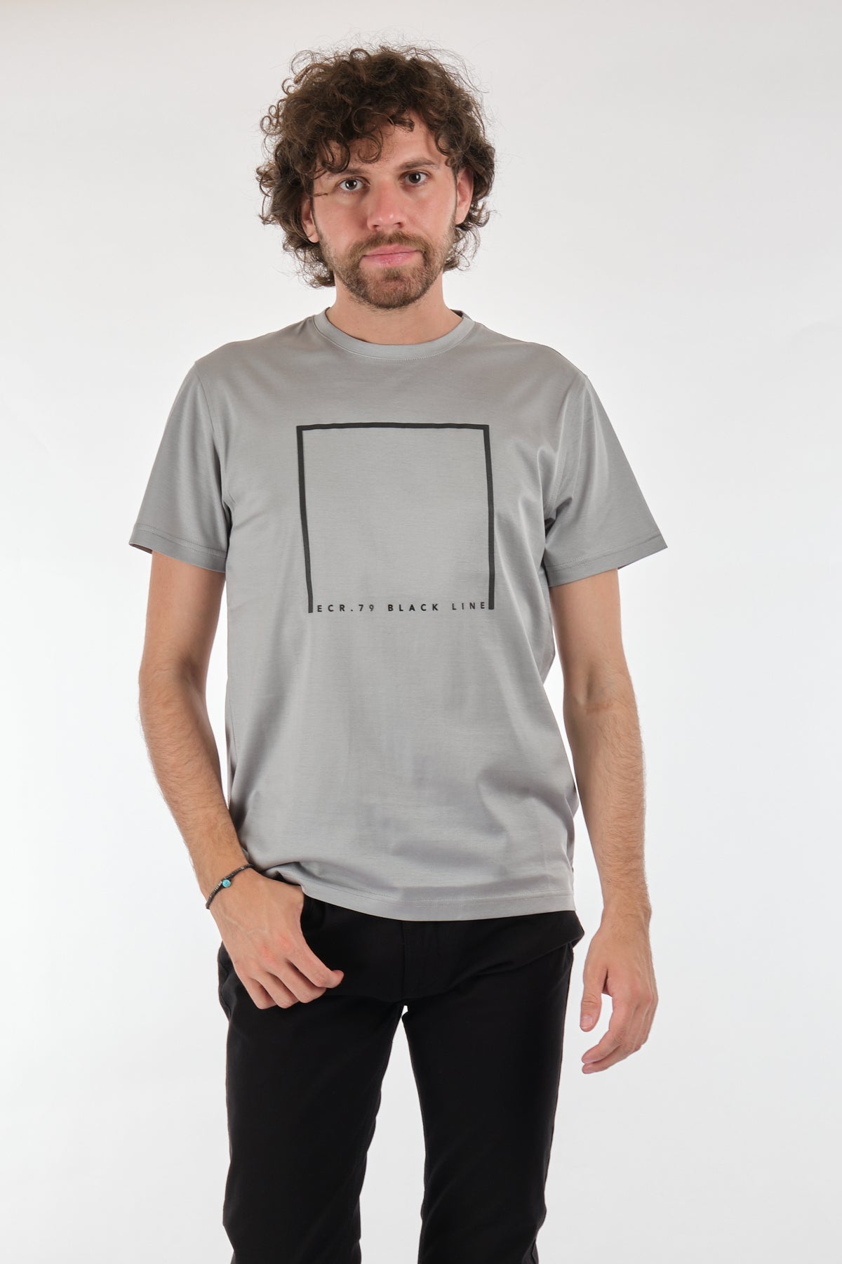 Ecer Minimalist Oversize Kısa Kol Erkek T-Shirt - Günlük Kullanım Main image