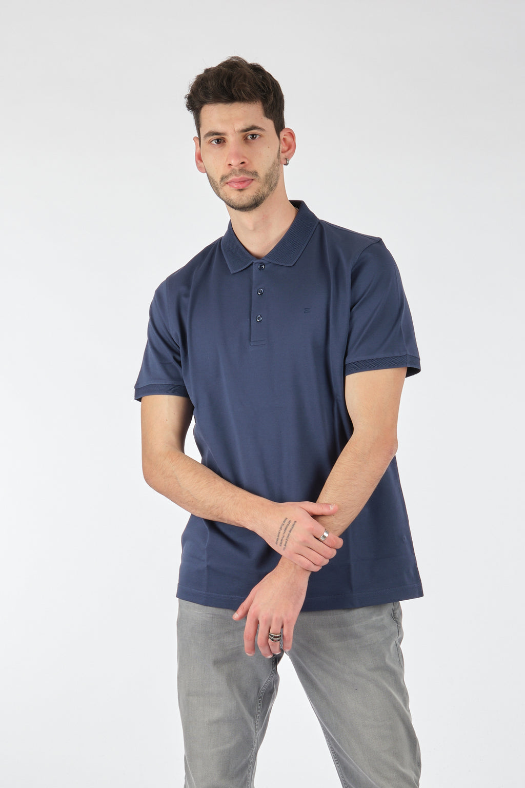 Ecer Erkek Polo Yaka Kısa Kol T-Shirt - Regular Fit - Günlük