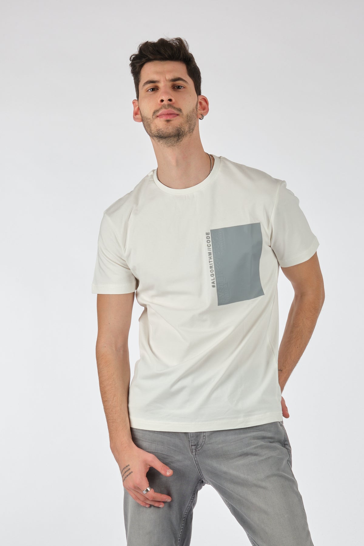 Gmg Fırenze Oversize Erkek T-Shirt - Minimalist Tasarım - Kısa Kol Secondary image