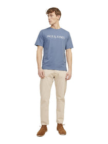 Jack&Jones Plus Oversize Minimalist Tişört - Kısa Kol Yuvarlak Yaka