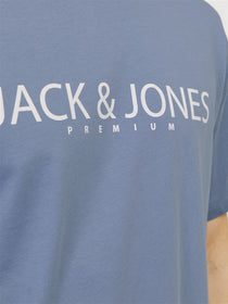 Jack&Jones Plus Oversize Minimalist Tişört - Kısa Kol Yuvarlak Yaka