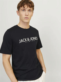 Jack&Jones Plus Oversize Minimalist Tişört - Kısa Kol Yuvarlak Yaka
