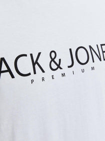 Jack&Jones Plus Oversize Minimalist Tişört - Kısa Kol Yuvarlak Yaka