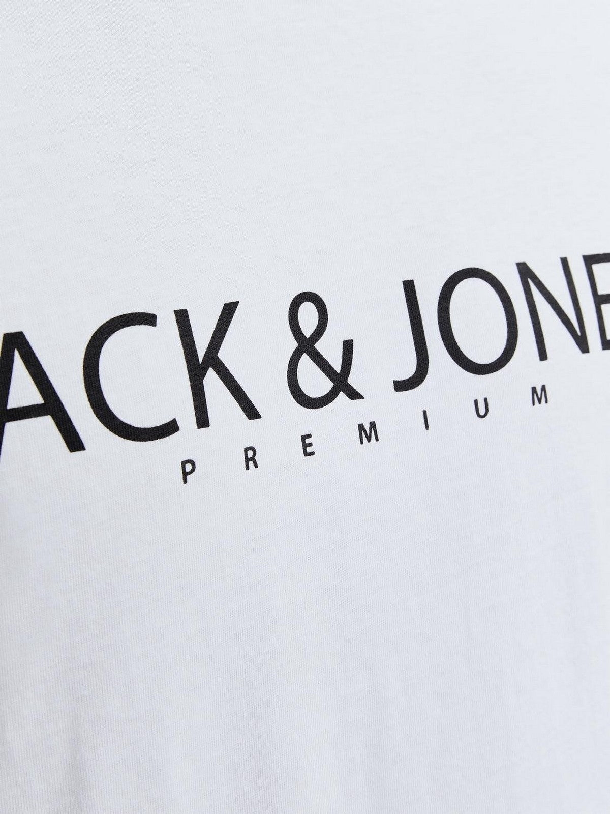 Jack&Jones Plus Oversize Minimalist Tişört - Kısa Kol Yuvarlak Yaka