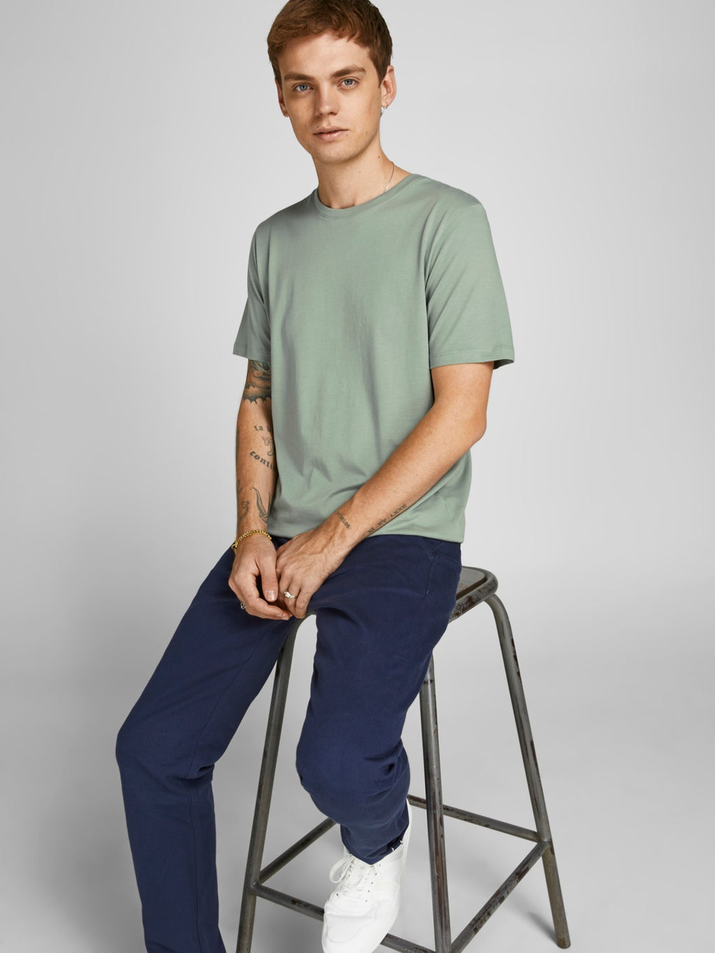 Jack&Jones Oversize Erkek T-Shirt - Minimalist Stil, Günlük Kullanım