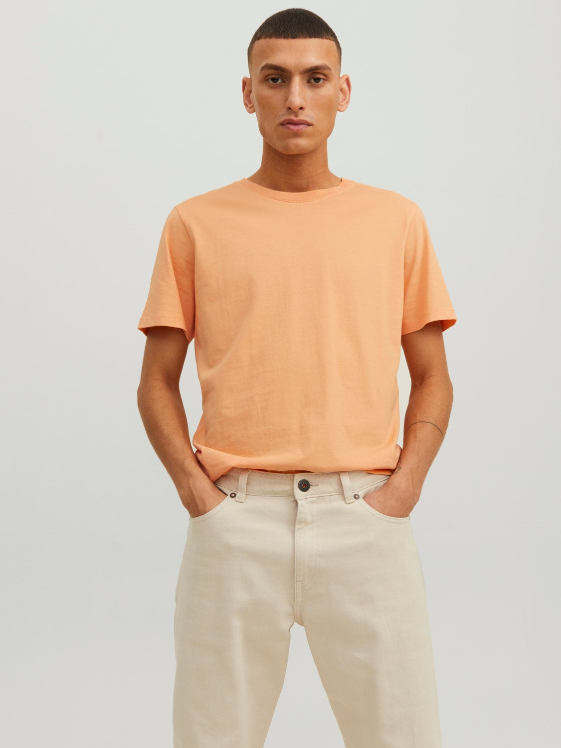 Jack&Jones Oversize Erkek T-Shirt - Minimalist Stil, Günlük Kullanım Main image
