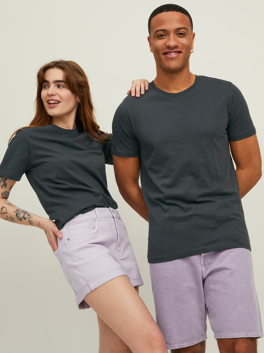 Jack&Jones Oversize Erkek T-Shirt - Minimalist Stil, Günlük Kullanım