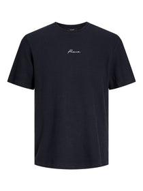 Jack&Jones Minimalist Oversize Erkek Tişört - Kısa Kol Yuvarlak Yaka