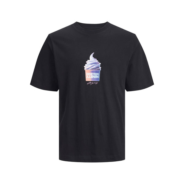 Jack&Jones Oversize Erkek T-Shirt - Kısa Kol Yuvarlak Yaka - Streetwear Tarzı