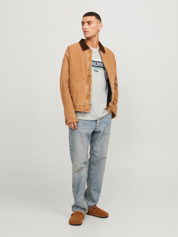 Jack&Jones Minimalist Oversize Erkek T-Shirt - Günlük Stil