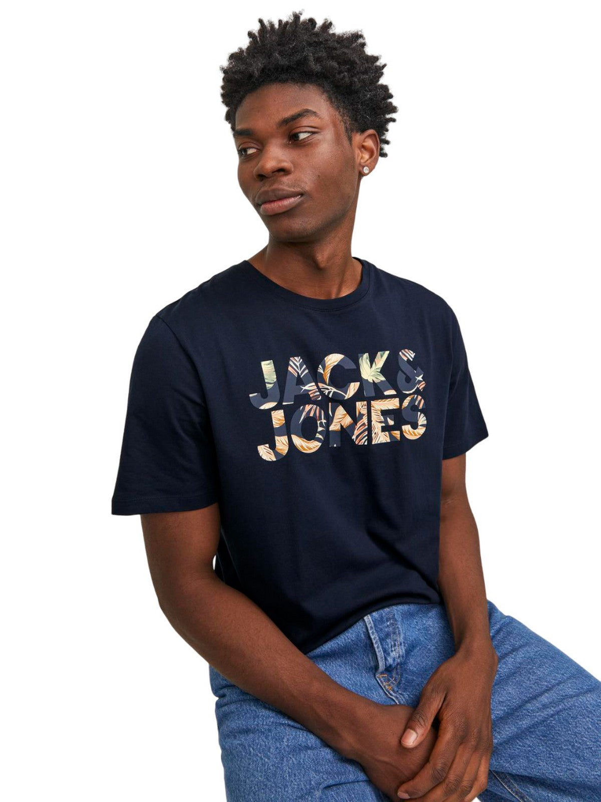 Jack&Jones Oversize Minimalist Erkek T-Shirt - Günlük Kullanım