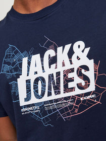 Jack&Jones Oversize Minimalist Erkek T-Shirt - Günlük Kullanım