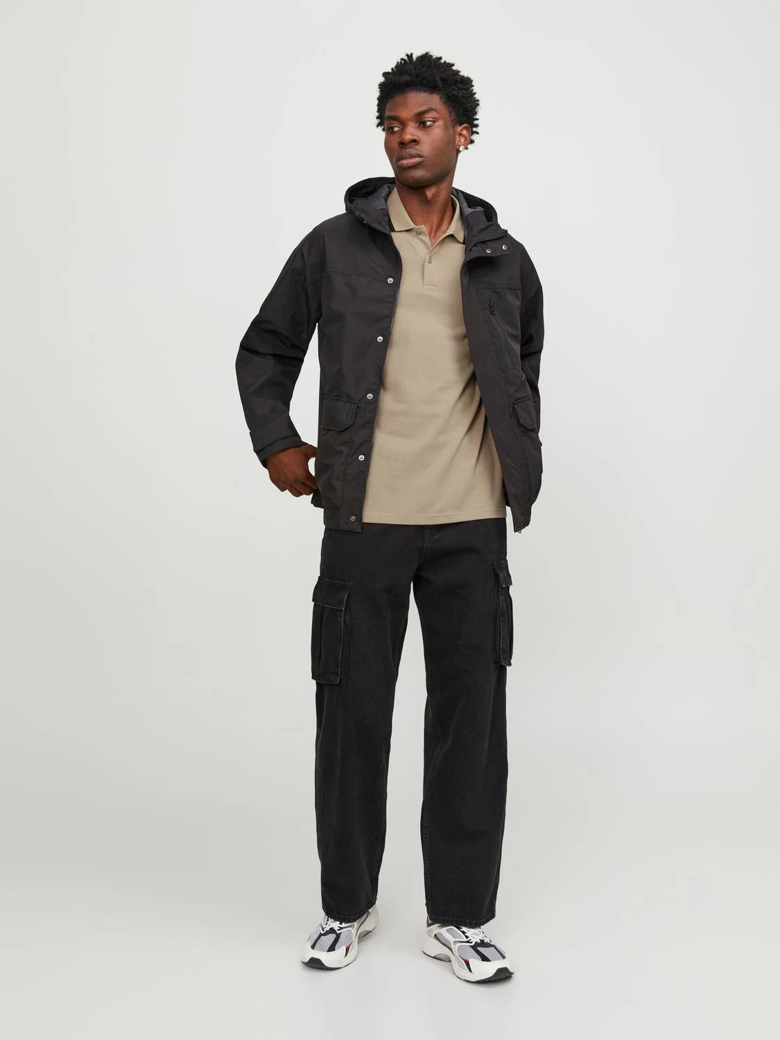 Jack&Jones Minimalist Polo Yaka Kısa Kol Erkek Tişört - Günlük Stil